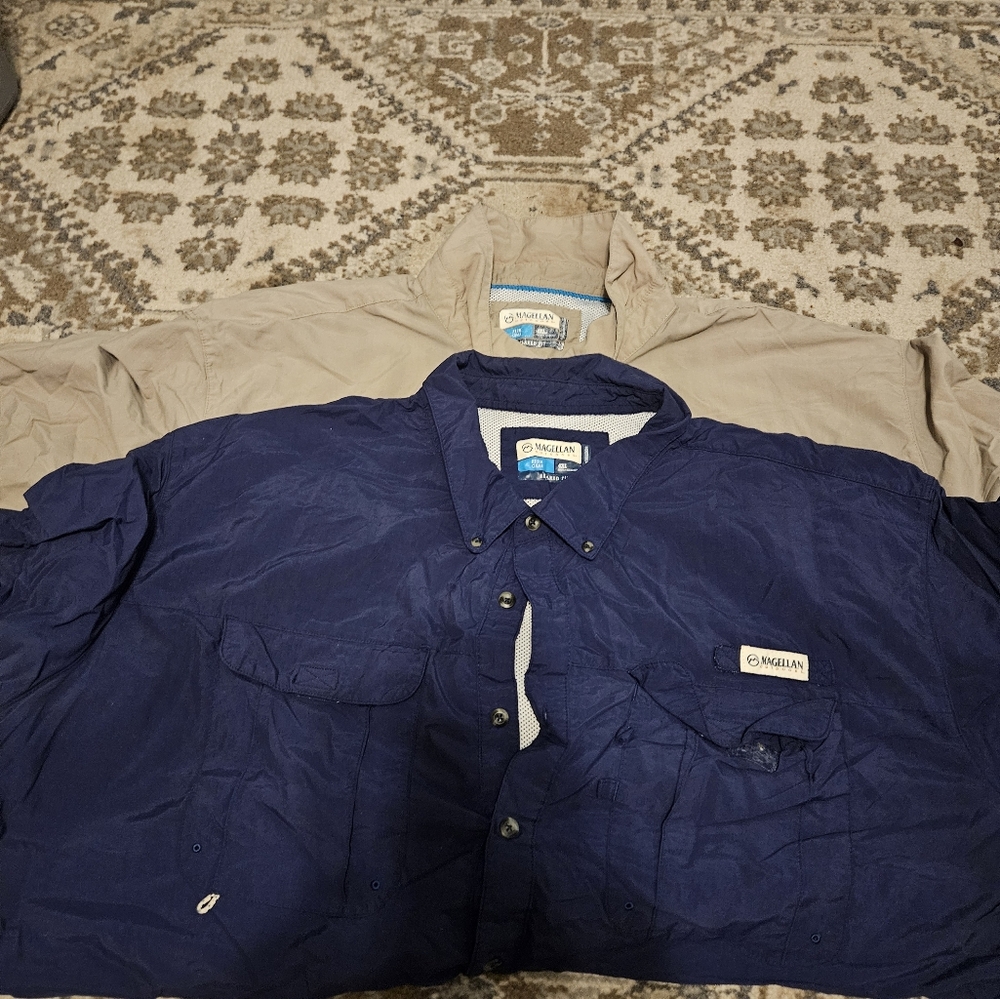 2/$20 4x Mens Fishing Shirts